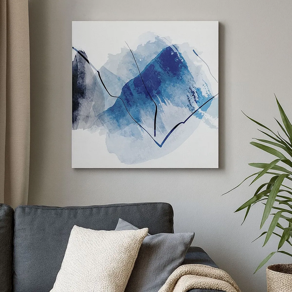 Obraz na plátne - Ľadová hora - 30x30 cm