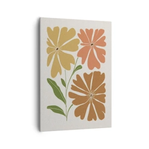 Obraz na plátne - Príroda a geometria - 50x70 cm