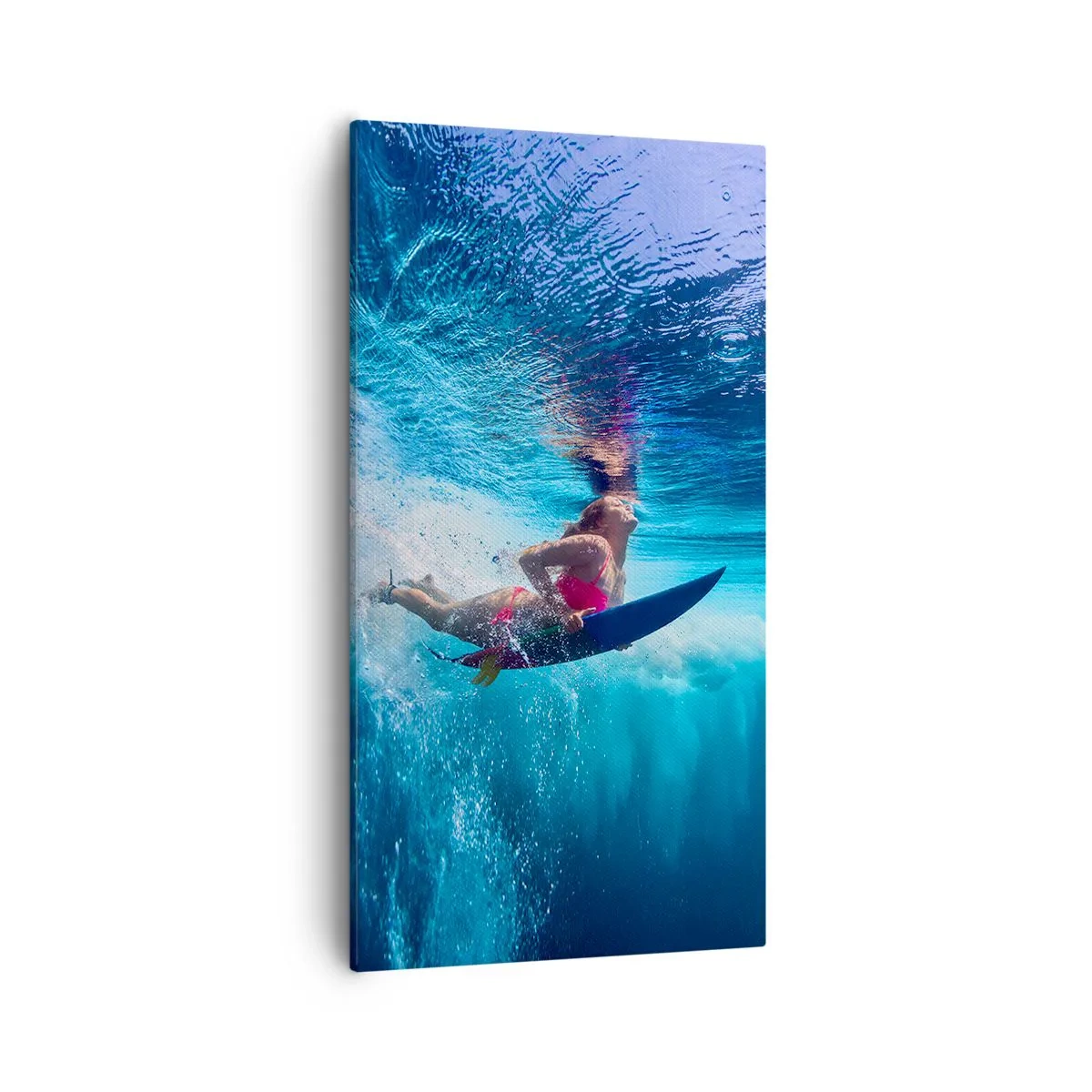 Obraz na plátne - Hĺbka radosti - 55x100 cm