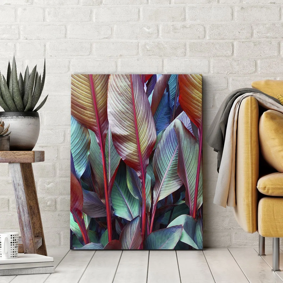 Obraz na plátne - Farebná húština - 70x100 cm