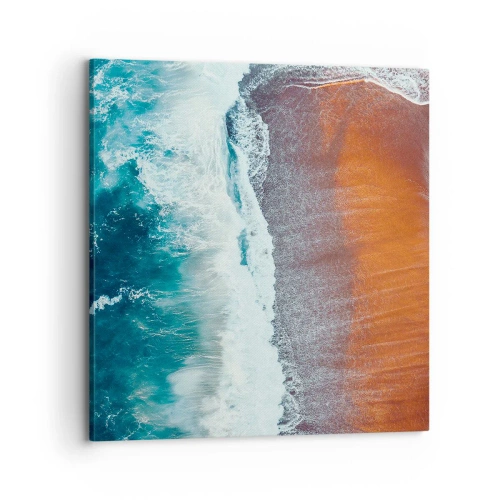 Obraz na plátne - Dotyk oceánu - 70x70 cm