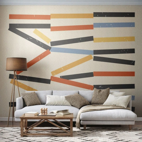 Fototapeta Premium Canvas - Kompozícia na úrovni - Minimalizmus, Hipster, Súčasné - 450x315 cm