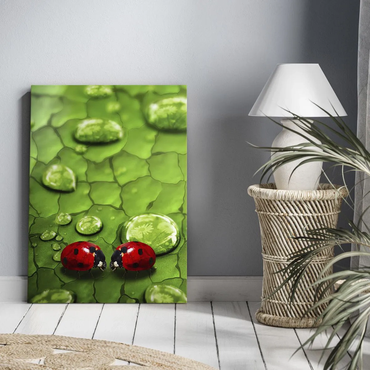 Obraz na plátne - Stretnutie v zeleni - 50x70 cm