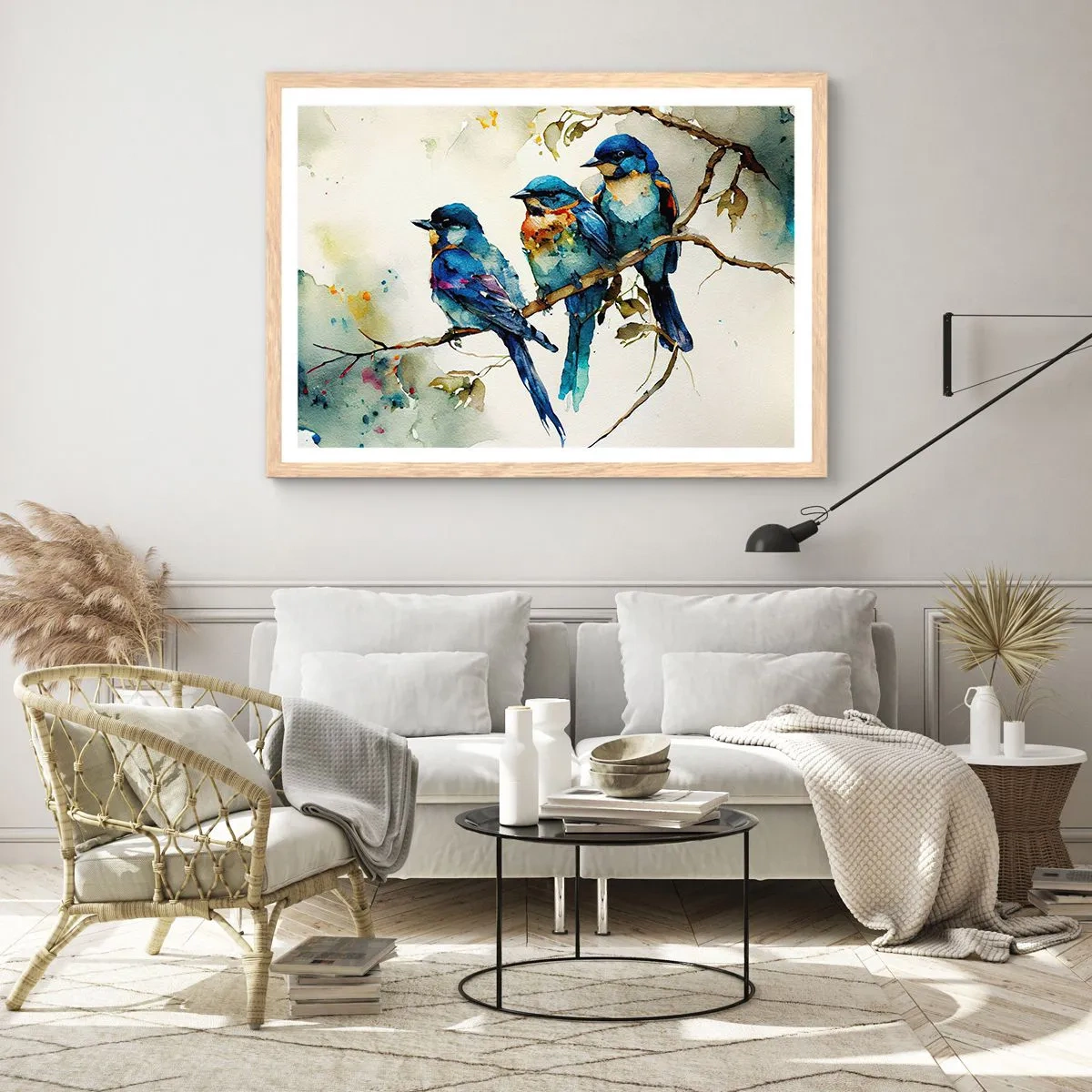 Plagát v ráme zo svetlého duba - Urazil sa? - 91x61 cm