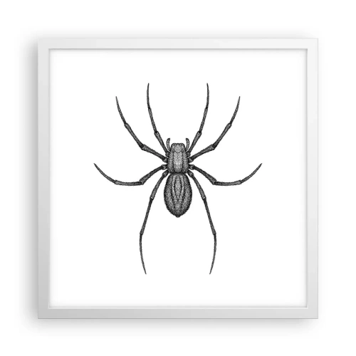 Plagát v bielom ráme - Znepokojivá presnosť - 40x40 cm