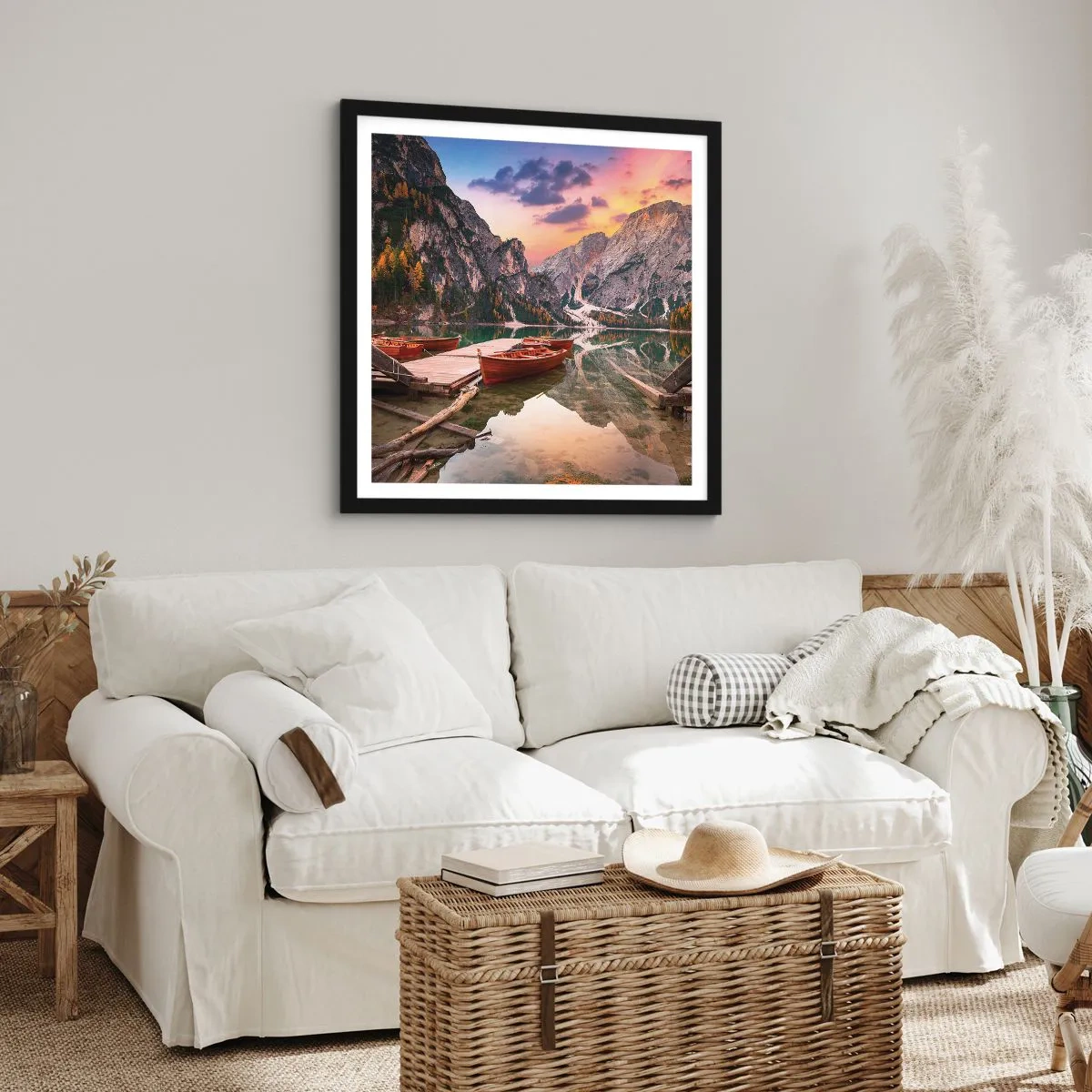 Plagát v čiernom ráme - Sľub dňa - 60x60 cm