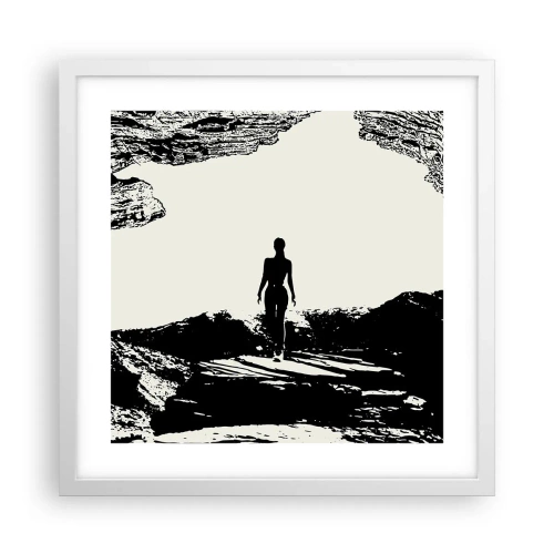 Plagát v bielom ráme - Nový pohľad - 40x40 cm