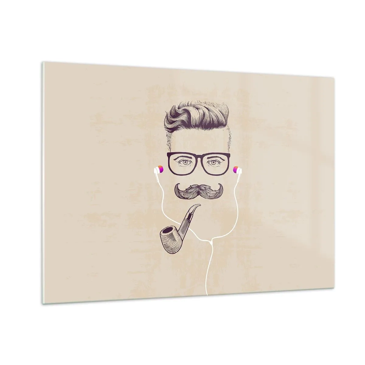 Obraz na skle - Skutočný muž? - 100x70 cm