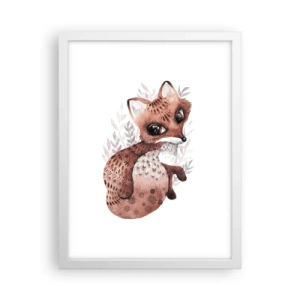 Plagát v bielom ráme - Proste sa zamilovať - 30x40 cm