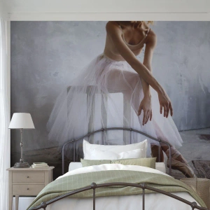 Fototapeta Premium Canvas - Než sa rozsvietia svetlá rampy - Balerína, balet, Tancujte - 300x210 cm