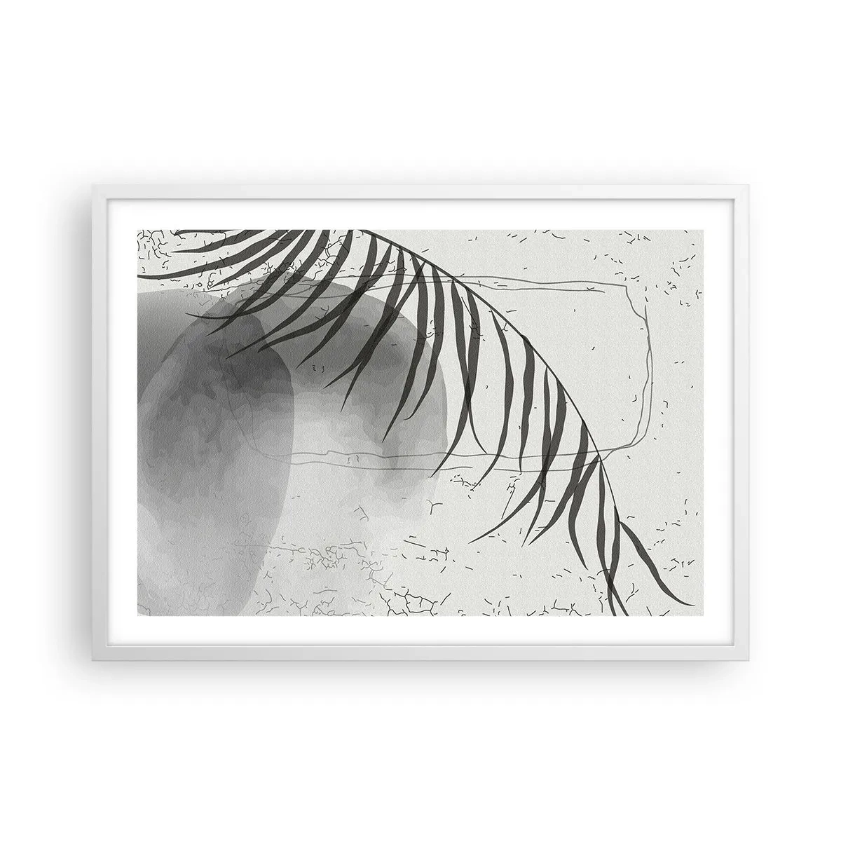 Plagát v bielom ráme - Subtílna exotika prírody - 70x50 cm