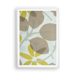Plagát v bielom ráme - Kompozícia v plnom slnku - 70x100 cm