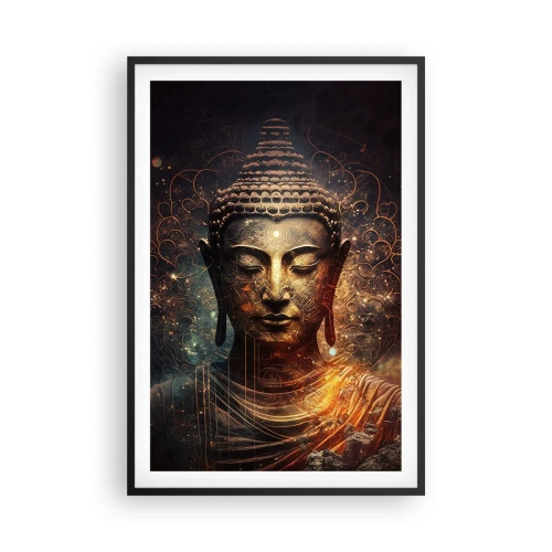 Plagát v čiernom ráme - Duchovná rovnováha - 61x91 cm