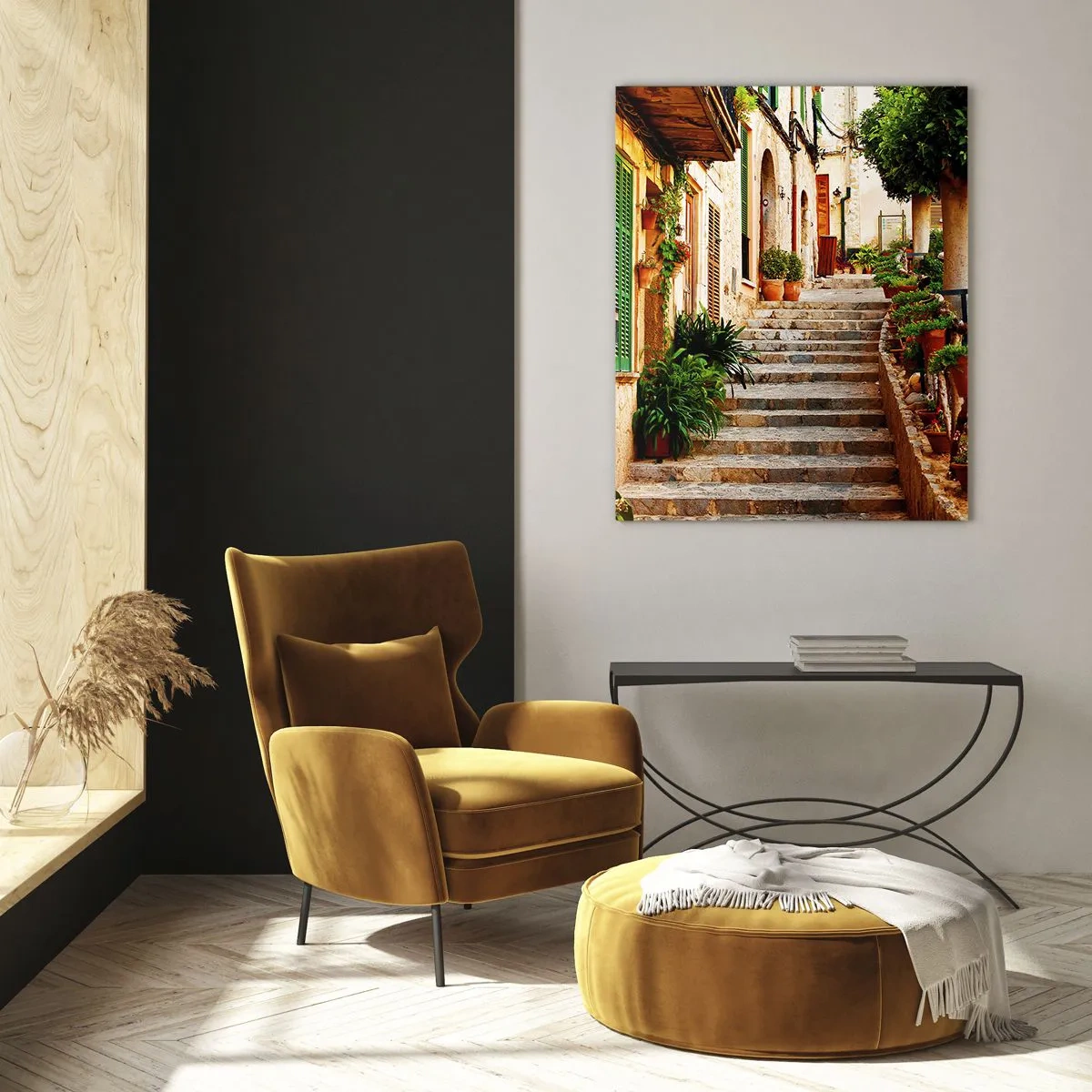 Obraz na skle - Kúzlo španielskej dovolenky - 50x70 cm