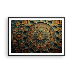 Plagát v čiernom ráme - V arabskom štýle - 91x61 cm