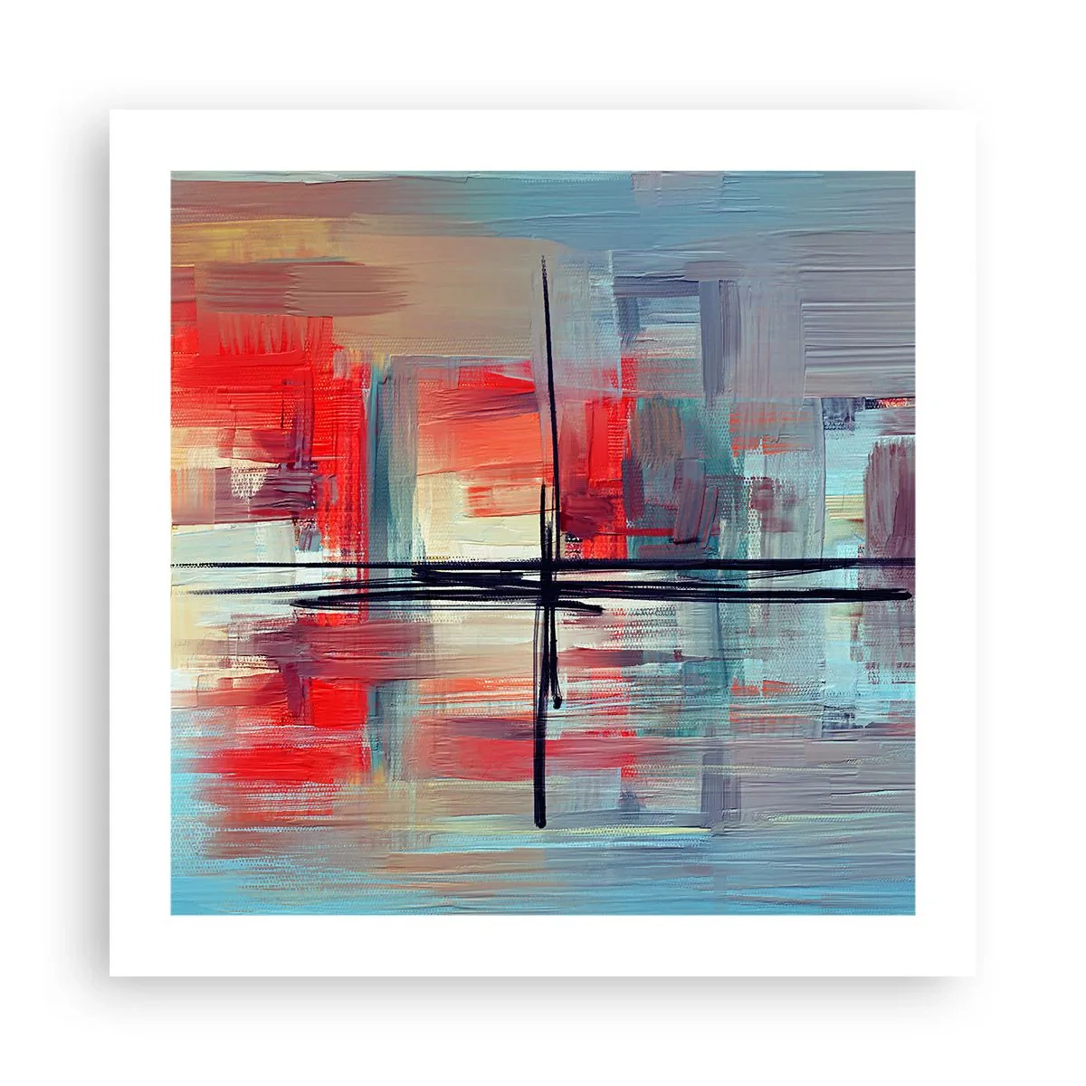 Plagát - Krajina v neznámej dimenzii - 50x50 cm