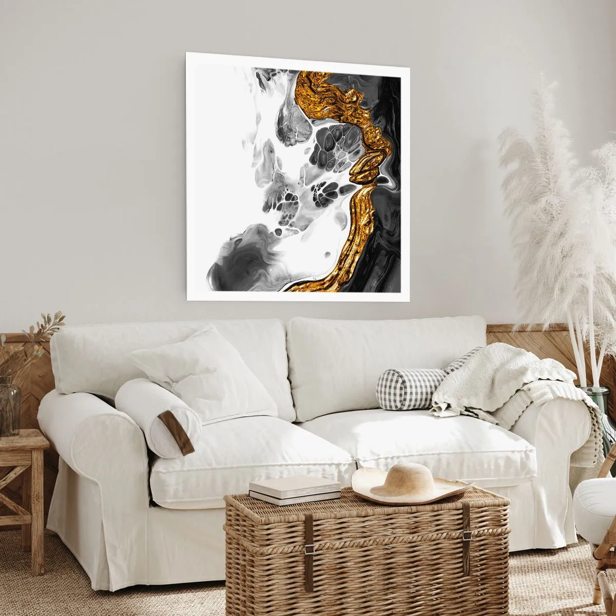 Plagát - Organická kompozícia - 40x40 cm