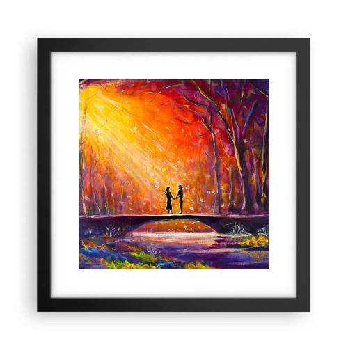 Plagát v čiernom ráme - Nebo ich tiež miluje - 30x30 cm