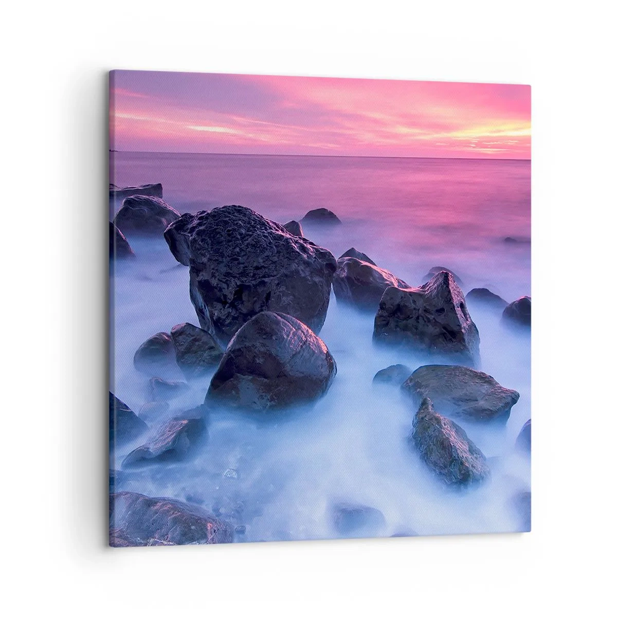 Obraz na plátne - Narodeniny v lesku a v hmle - 50x50 cm