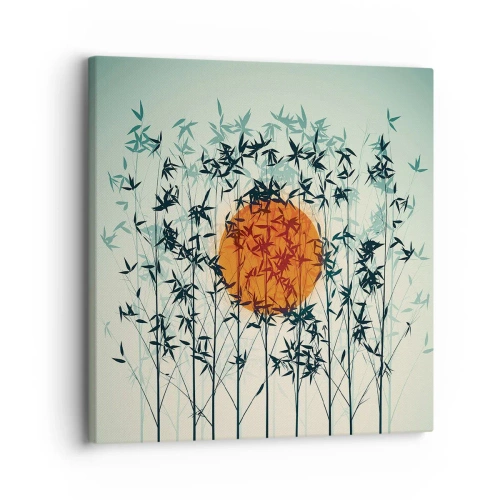 Obraz na plátne - Japonské slnko - 30x30 cm