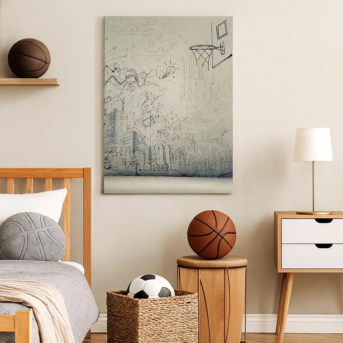 Obraz na plátne - Môj skvelý mestský život - 50x70 cm