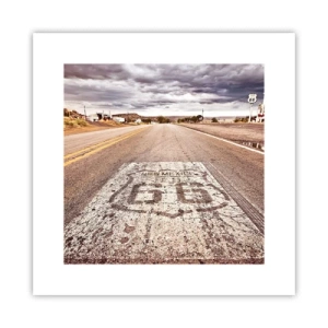 Plagát - Mother Road - americká legenda - 30x30 cm