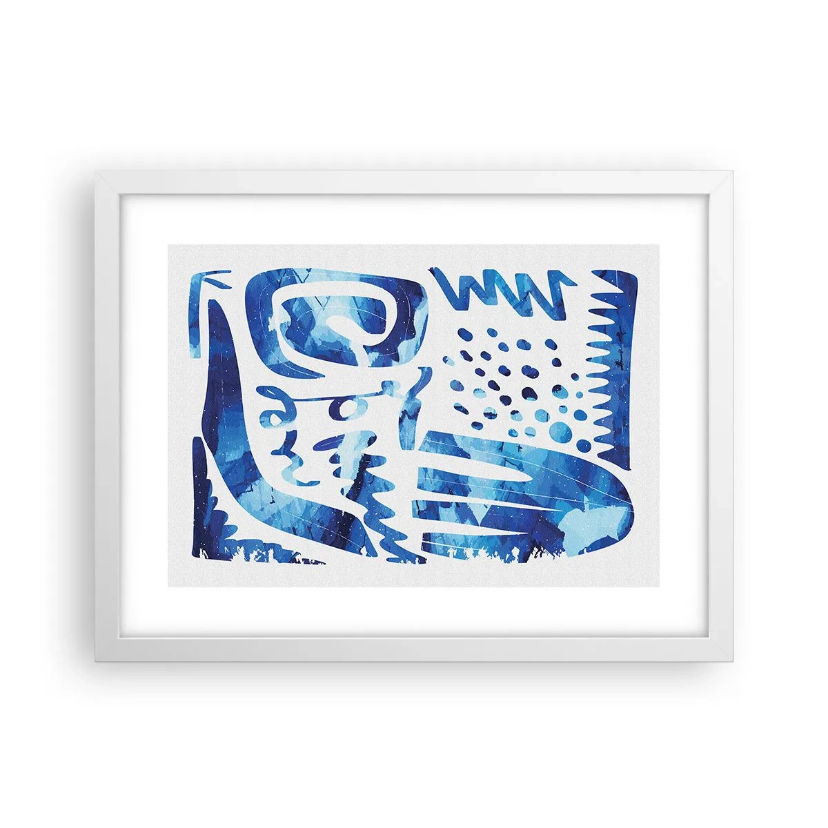 Plagát v bielom ráme - Späť ku koreňom - 40x30 cm