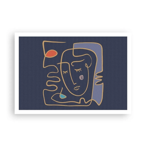 Plagát - V zádumčivosti - 100x70 cm