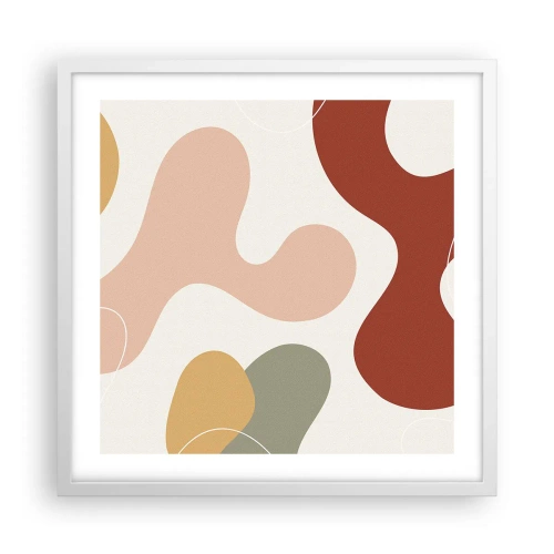 Plagát v bielom ráme - Klikiháky - 50x50 cm