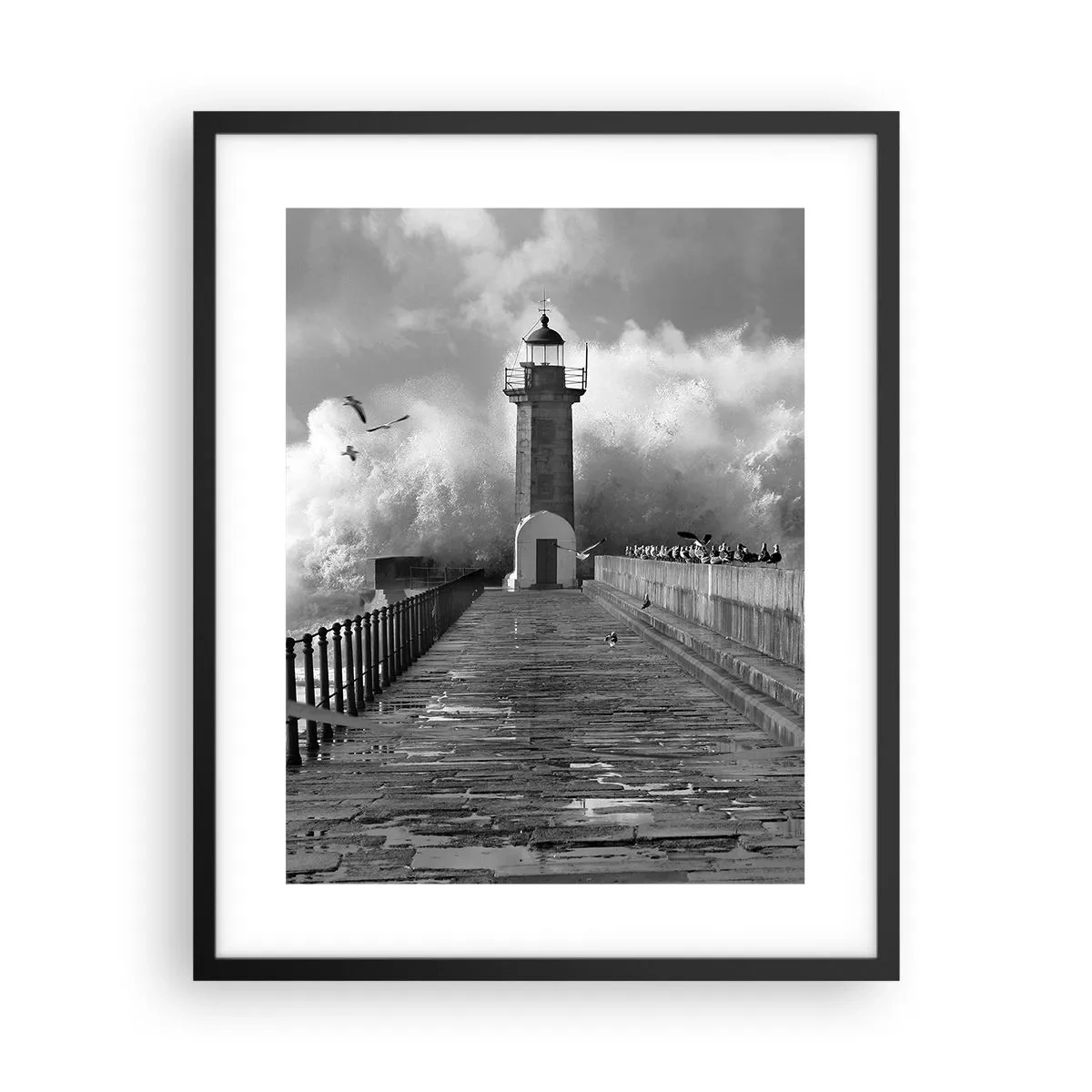 Plagát v čiernom ráme - Nebojácna - 40x50 cm