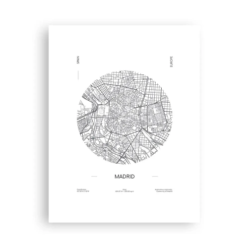 Plagát - Anatómia Madridu - 30x40 cm