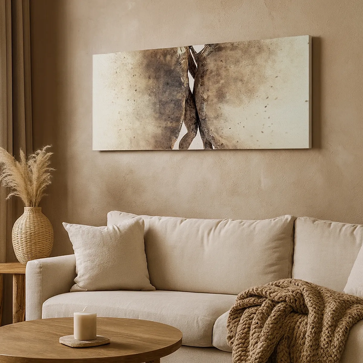 Obraz na plátne - Z prachu povstali, aby milovali - 30x30 cm