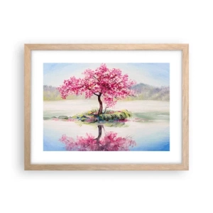 Plagát v ráme zo svetlého duba - Sviatok jari - 40x30 cm
