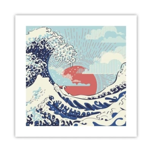 Plagát - Z japonských inšpirácií - 40x40 cm