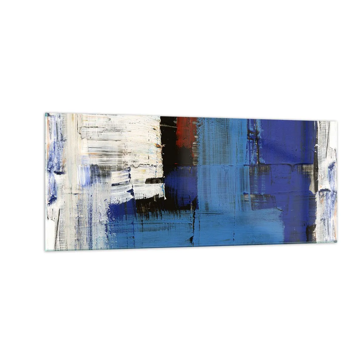 Obraz na skle - Tajomstvo modrej - 100x40 cm