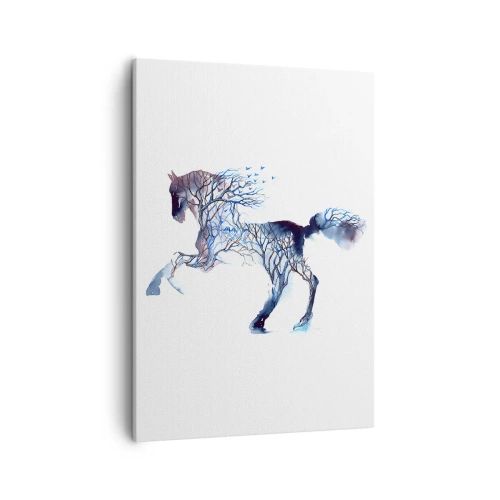 Obraz na plátne - Akoby sa les pohol - 50x70 cm