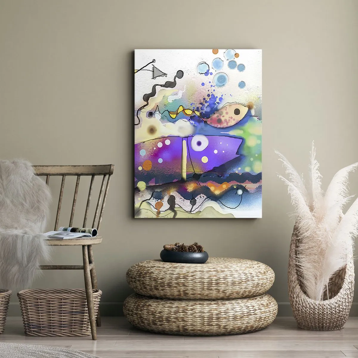 Obraz na plátne - Niet slov! - 50x70 cm