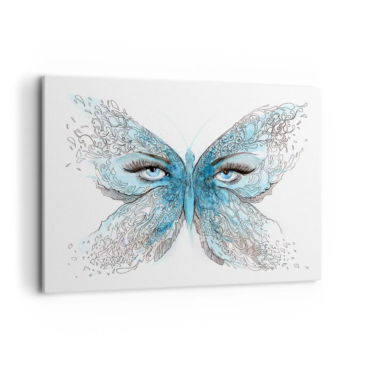 Obraz na plátne - Sýkorka modrinka eros - 100x70 cm