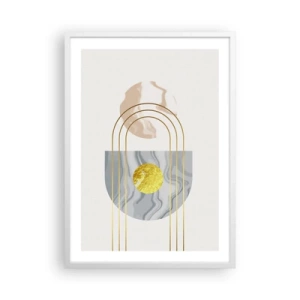 Plagát v bielom ráme - Jas a žiarivosť - 50x70 cm