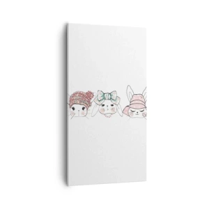 Obraz na plátne - Zamyslená, smutná, spokojná - 55x100 cm