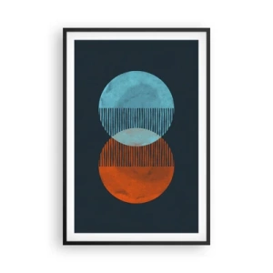 Plagát v čiernom ráme - Astronomická fantázia - 61x91 cm