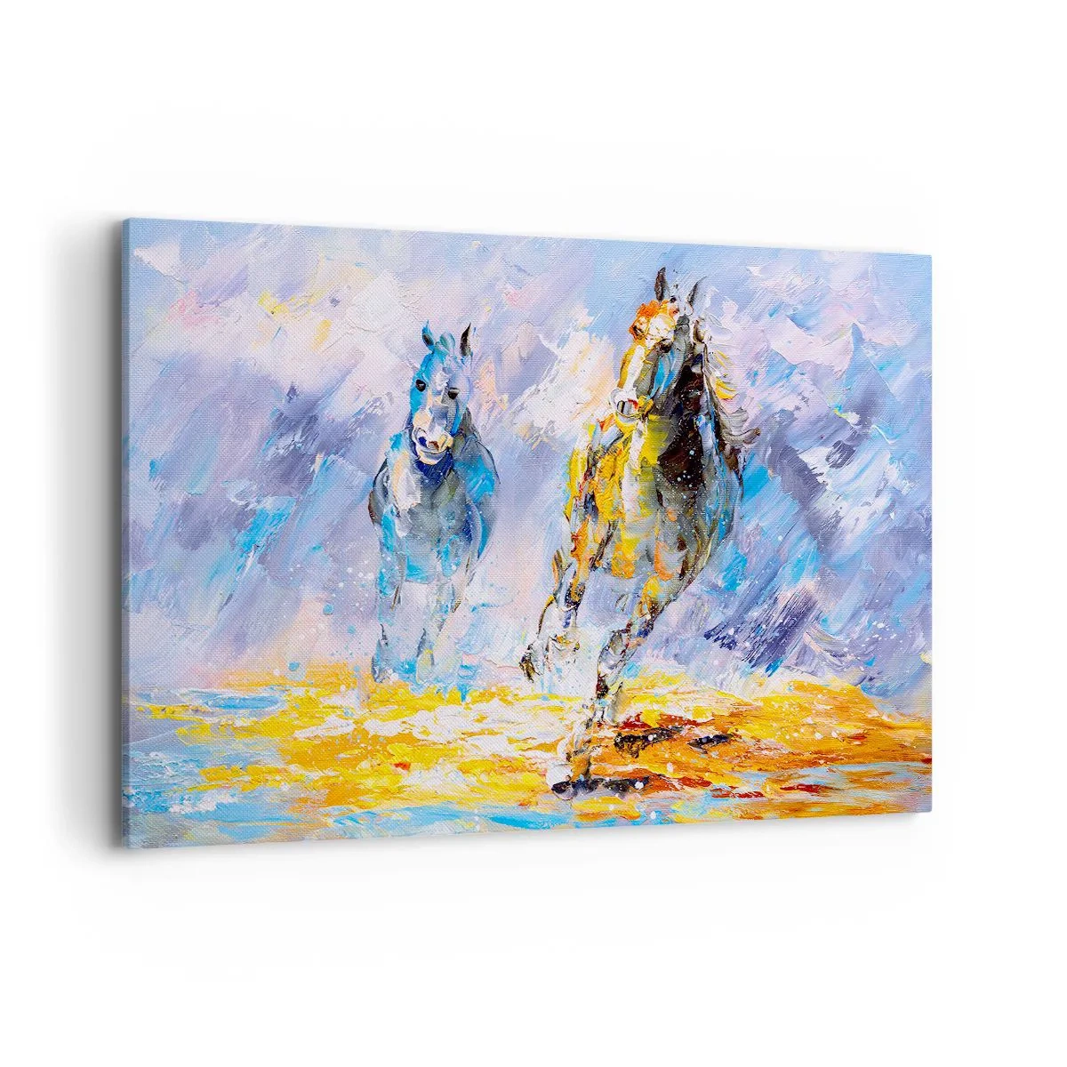 Obraz na plátne - Cvalom cez žiaru - 120x80 cm