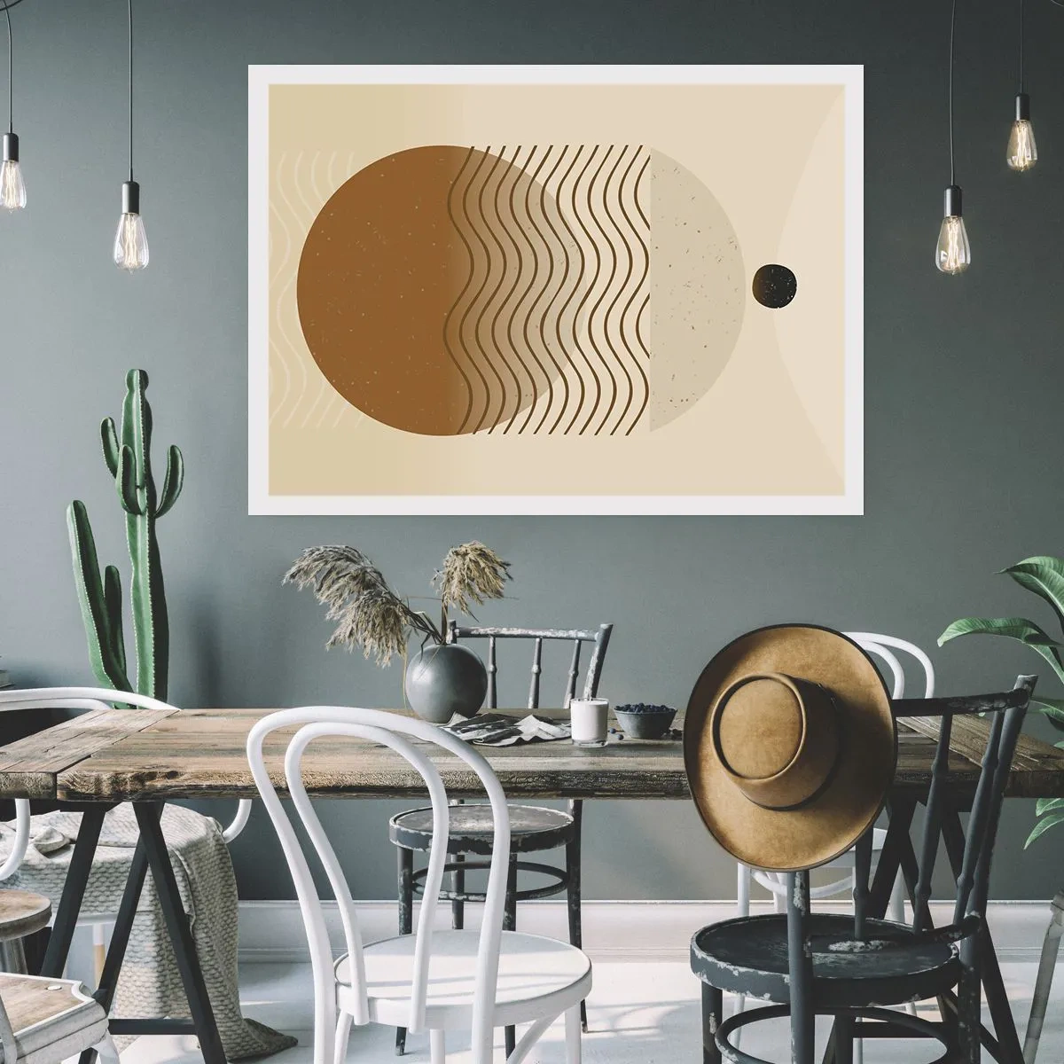 Plagát - O pôvode geometrických obrazcov - 50x40 cm