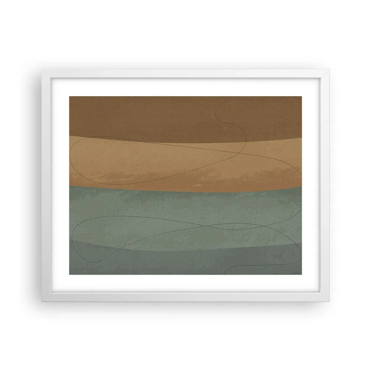 Plagát v bielom ráme - Horizontálna kompozícia - 50x40 cm