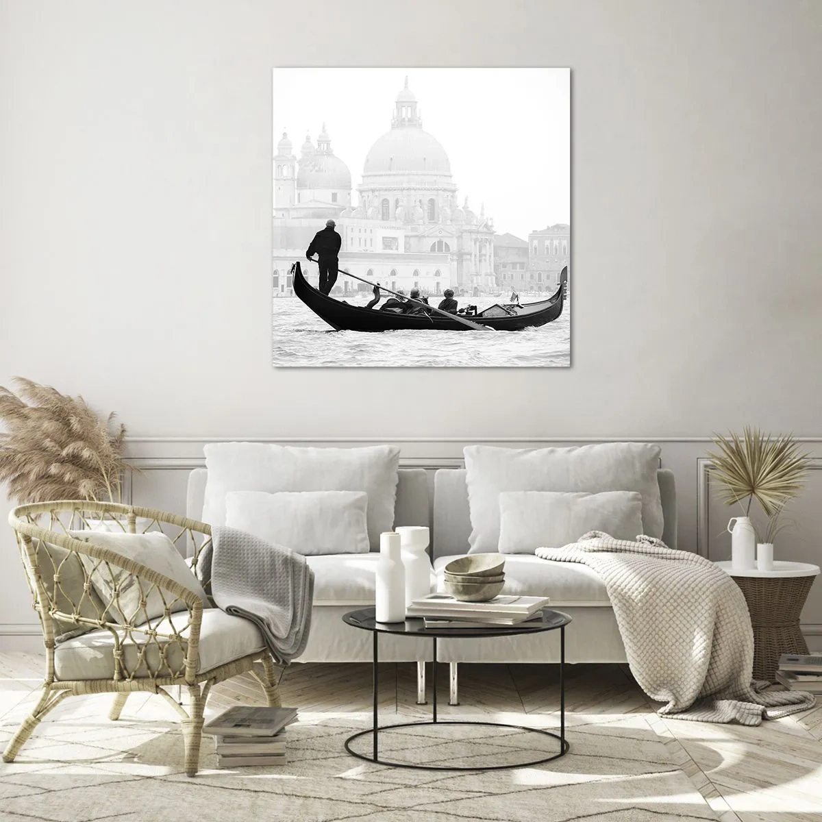 Obraz na skle - Cesta k zdroju krásy - 40x40 cm