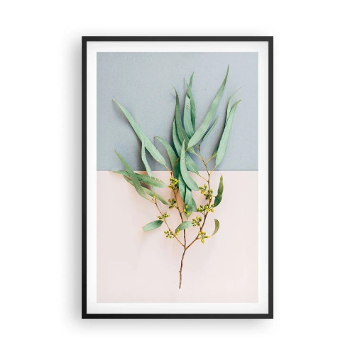 Plagát v čiernom ráme - Pastelová jemnosť - 61x91 cm