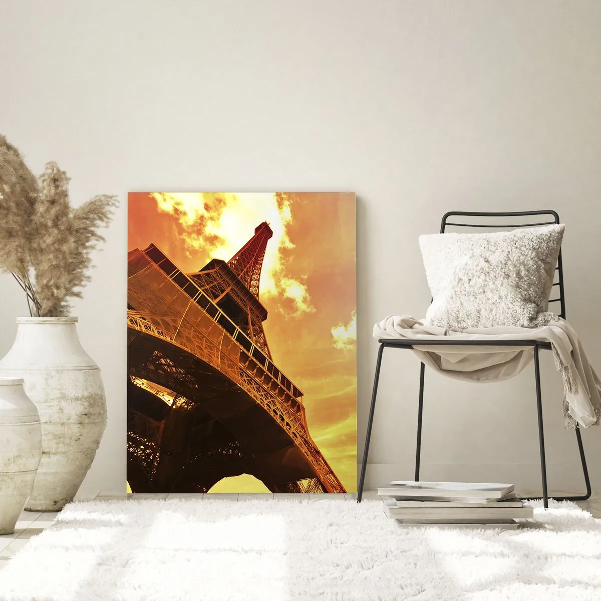 Obraz na skle - Monumentálna, pretože je pozlátená slnkom - 50x70 cm