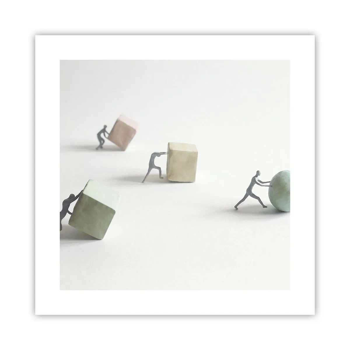 Plagát - Život samotný - 40x40 cm