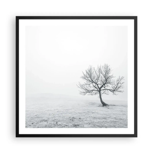 Plagát v čiernom ráme - Proti ničote - 60x60 cm