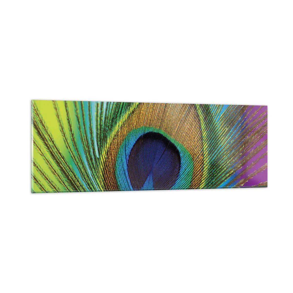 Obraz na skle - Tvárou v tvár - 90x30 cm